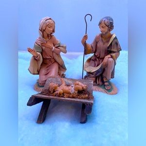 Vintage made in Italy nativity figures